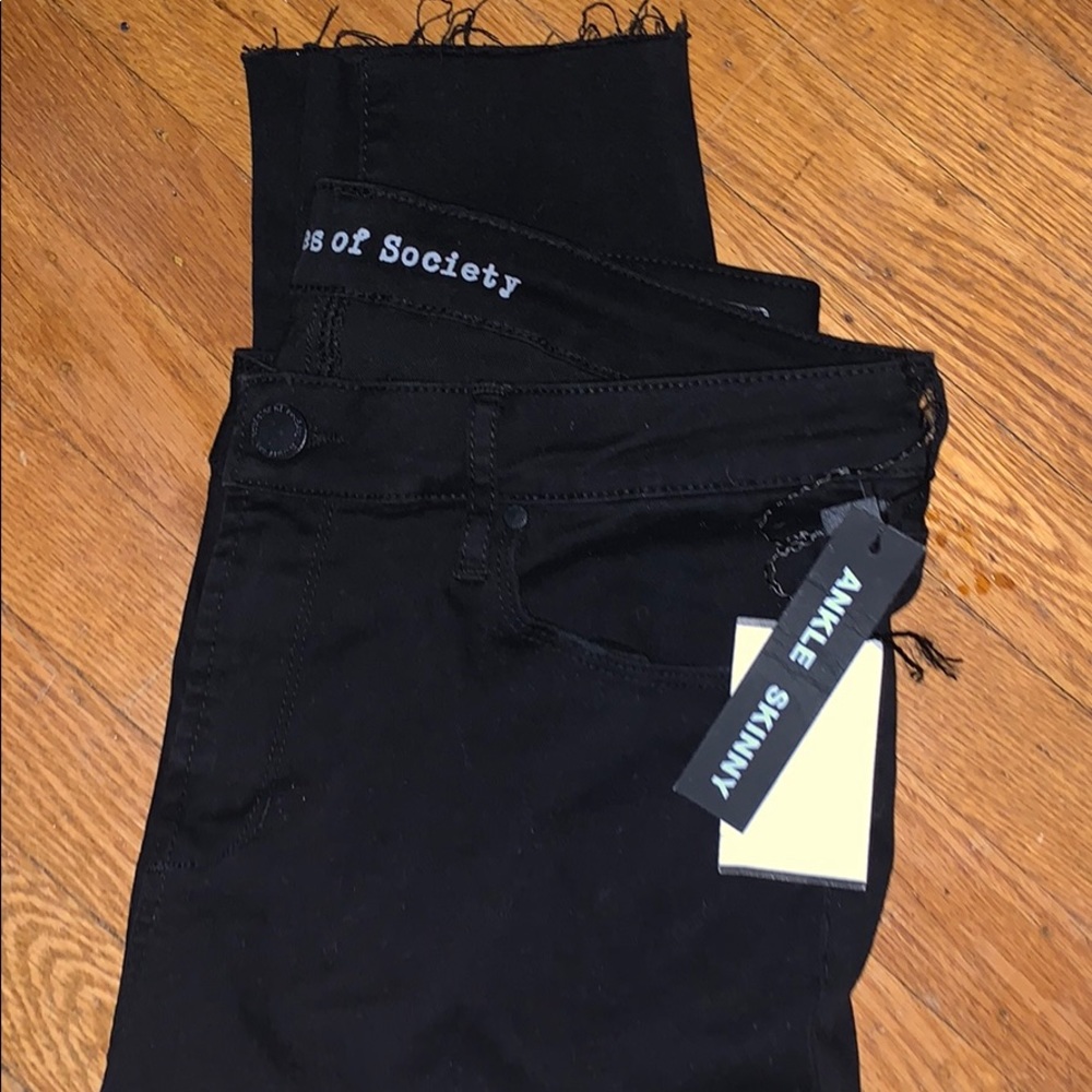 Black denim